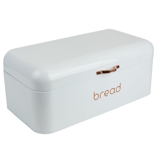 Hds Trading Grove Bread Box, White ZOR96010